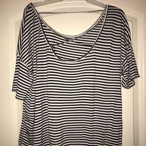 Navy and White Old Navy Shirt